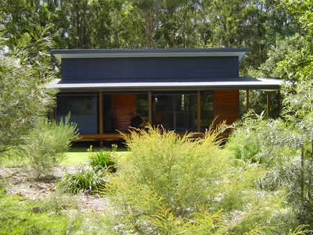 A photo of the log cabin we stayed at.